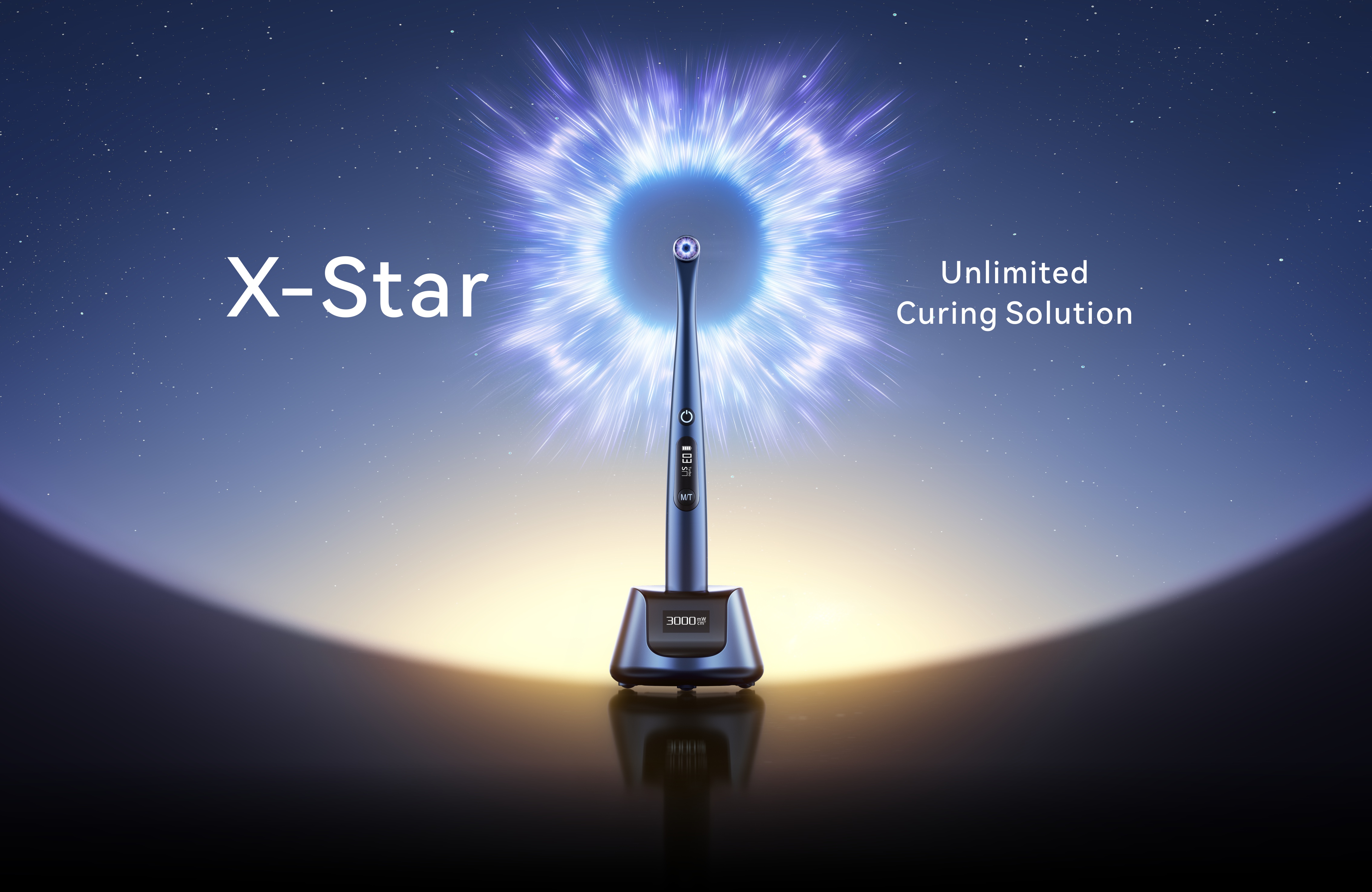 Woodpecker X-Star Dental LED Curing Light Built-in Light Meter 